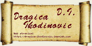 Dragica Ikodinović vizit kartica